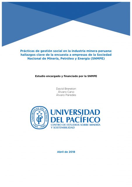 Prácticas de Gestión Social en la Industria Minera Peruana 2018