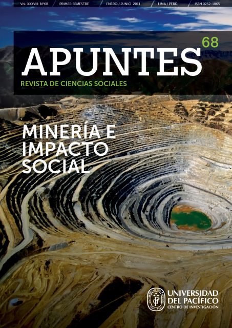 Revista Apuntes N° 68: Minería e impacto social